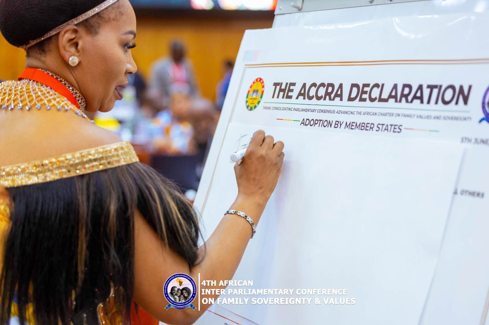 Dr Efua Kwaambaa Turkson, DataEdge Insights Ghana delegate, 4th African Inter-Parliamentary Conference